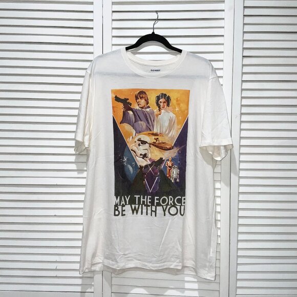 Old Navy Star Wars May the Force Be With You Graphic Tee Size XL - Picture 1 of 4
